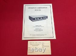 1950's Bell Model 2325 Integrated Tube Amplifier For Restoration / Repair L? K