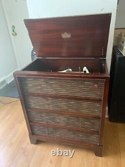 1958 RCA mark IV hifi console phonograph rebuilt tube amp with bluetooth