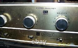 1960's KNIGHT KN-724A Stereo Tube Amplifier No Cover No Tubes Parts/Repair