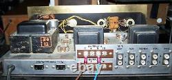 1960's KNIGHT KN-724A Stereo Tube Amplifier No Cover No Tubes Parts/Repair