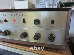 1962 Fisher Kx-200 Stereo Tube Integrated Amplifier Orig Manuals & Cabinet