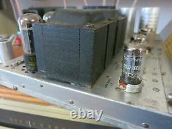 1962 Fisher Kx-200 Stereo Tube Integrated Amplifier Orig Manuals & Cabinet