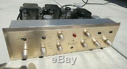 1962 Scott 222c Integrated Stereo Tube Amp Works Great