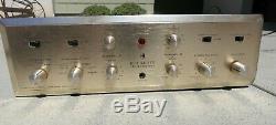 1962 Scott 222c Integrated Stereo Tube Amp Works Great