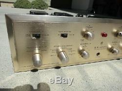 1962 Scott 222c Integrated Stereo Tube Amp Works Great