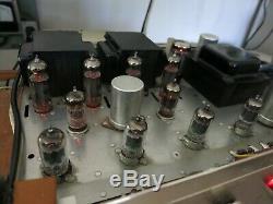 1962 Scott 222c Integrated Stereo Tube Amp Works Great