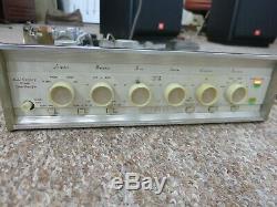 1963 SHERWOOD S-5000 ll INTEGRATED STEREO TUBE AMPLIFIER WORKS GREAT