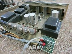 1963 SHERWOOD S-5000 ll INTEGRATED STEREO TUBE AMPLIFIER WORKS GREAT