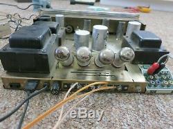 1963 SHERWOOD S-5000 ll INTEGRATED STEREO TUBE AMPLIFIER WORKS GREAT