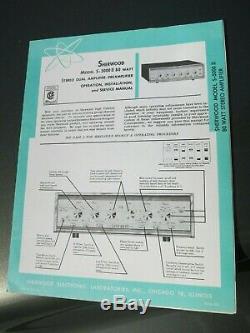 1963 SHERWOOD S-5000 ll INTEGRATED STEREO TUBE AMPLIFIER WORKS GREAT