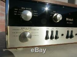 1964 Mcintosh Ma 230 Stereo Integrated Tube Amp Excellent
