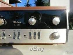 1964 Mcintosh Ma 230 Stereo Integrated Tube Amp Excellent