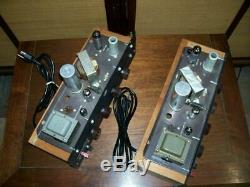 2-Vintage Newcomb Single Ended Mono Integrated Tube Amplifiers