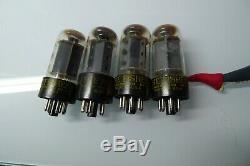 4 x Matched FISHER 7591A Tubes Strong and Matched