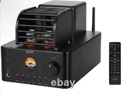 70W Hybrid Integrated Tube Amplifier Remote with VU Meter Phono Coax Optical