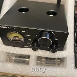 AIYIMA Tube T9 Bluetooth Tube Amplifier BT 5.0 Power Amplifiers VU Meters