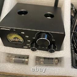 AIYIMA Tube T9 Bluetooth Tube Amplifier BT 5.0 Power Amplifiers VU Meters