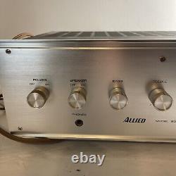 ALLIED 935 integrated Vacuum Tube Amplifier With Untested Metal For Parts