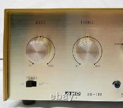 AMD 36-110 Integrated Stereo Tube Amplifier EL84 6BQ5 Japan WORKS