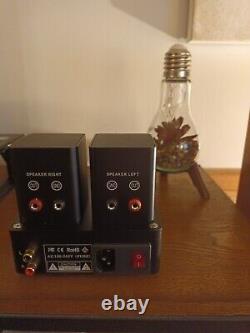 APPJ PA1501A Mini Tube AMP (6AD10) Single Ended Amplifier 3.5 WPC (Black)