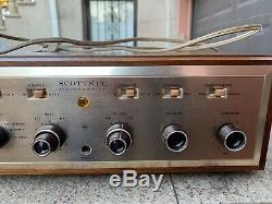 AUDIOPHILE H. H. SCOTT LK-72 Tube Stereo Intergrate Amplifier + LT-110 Perfect