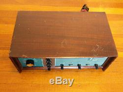 Altec 344A Tube Integrated Mono Amplifier in Wood Cabinet Western Electric era