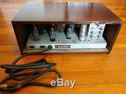 Altec 344A Tube Integrated Mono Amplifier in Wood Cabinet Western Electric era