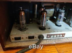 Altec 344A Tube Integrated Mono Amplifier in Wood Cabinet Western Electric era