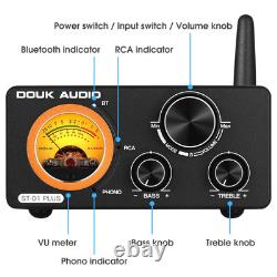 Audio ST-01 200W Bluetooth Amplifier 2 Channel Vacuum Tube Power Amp USB DAC/Coa