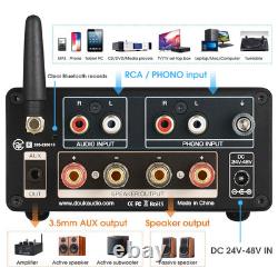 Audio ST-01 200W Bluetooth Amplifier 2 Channel Vacuum Tube Power Amp USB DAC/Coa