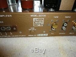 Bell Model 2200B & 2200C Integrated Tube Amplifiers