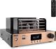 Bluetooth Tube Amplifier Stereo Receiver 1000w Home Audio Desktop Stereo Vacu