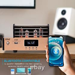 Bluetooth Tube Amplifier Stereo Receiver 1000W Home Audio Desktop Stereo Vacu