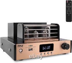 Bluetooth Tube Amplifier Stereo Receiver 1000W Home Audio Desktop Stereo Vacu