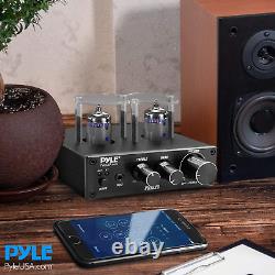 Bluetooth Tube Amplifier Stereo Receiver 600W Home Audio Desktop Stereo Vacuum