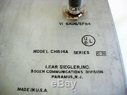 Bogen CHB 14A Vintage Tube PA Amplifier for Guitar or Harp or music Cranks