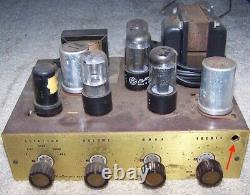 Challenger Amplifier Co. HF8A 10 Watt Mono Tube Amplifier Parts/Repair