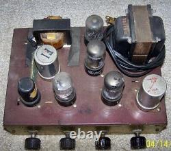 Challenger Amplifier Co. HF8A 10 Watt Mono Tube Amplifier Parts/Repair