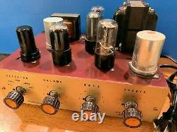 Challenger Amplifier HiFi Tube Integrated Amplifier HF8A repaired and restored