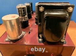 Challenger Amplifier HiFi Tube Integrated Amplifier HF8A repaired and restored