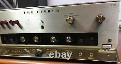 Classic Fisher X-101C Tube Integrated Amplifier 7591 push pull tested working