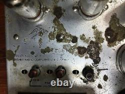 Classic Fisher X-101C Tube Integrated Amplifier 7591 push pull tested working