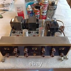 Clean H. H. SCOTT LK-72 TUBE AMPLIFIER NO TUBES AS-IS for Parts/REPAIRS/Restore
