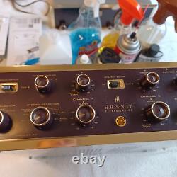 Clean H. H. SCOTT LK-72 TUBE AMPLIFIER NO TUBES AS-IS for Parts/REPAIRS/Restore