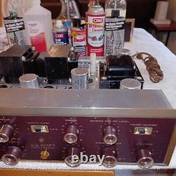Clean H. H. SCOTT LK-72 TUBE AMPLIFIER NO TUBES AS-IS for Parts/REPAIRS/Restore