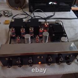 Clean H. H. SCOTT LK-72 TUBE AMPLIFIER NO TUBES AS-IS for Parts/REPAIRS/Restore