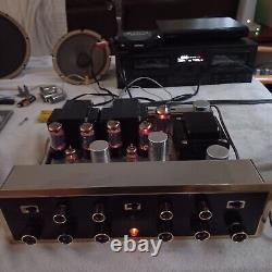 Clean H. H. SCOTT LK-72 TUBE AMPLIFIER NO TUBES AS-IS for Parts/REPAIRS/Restore