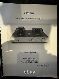 Cronus Vacuum tube integrated Power Amplifier Magnum