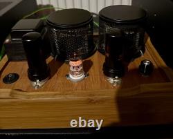 Custom Bamboo Vacuum Tube Valve Point To Point Integrated Speaker Amplifier Amp