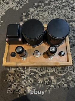 Custom Bamboo Vacuum Tube Valve Point To Point Integrated Speaker Amplifier Amp